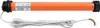 A tubular motor for roller shutters with a white cable attached. Produktbild-Vorschau