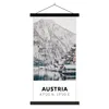 MuchoWow® Textilposter Österreich - Wasser - Berge - Alpen Produktbild-Vorschau 1