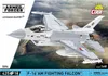 The image shows the packaging of a COBI F-16AM Fighting Falcon model airplane. Produktbild-Vorschau