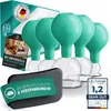 KURGLAS Schröpfgläser aus Echtglas [5 Stück] - Medizinische Produktbild-Vorschau 1