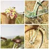 Gerahmtes Poster - Schwarzer Rahmen - Fahrrad Wiese Blumen Produktbild-Vorschau 9
