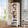Merax Hochschrank Sideboard mit LED, Glasvitrine mit 2 Produktbild-Vorschau 9