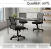 Office chairs around a desk in a modern office setting. Produktbild-Vorschau