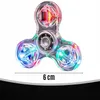 LED fidget spinner RGB, 3 režimy osvětlení, průhledný, Náhled obrázku produktu 2