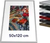 Cornice in metallo di alta qualità 50x120 cm, colore bianco Anteprima dell’immagine prodotto 1