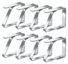 Blooven 8 Stück Tischdeckenklammern Edelstahl Silber 4cm x Produktbild-Vorschau 1