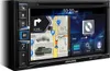 A car navigation system with a map displayed on its screen. Produktbild-Vorschau