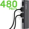 BELKIN HUB USB 2.0, 1:4, SLIM, PASSIV, czarny Podgląd zdjęcia produktu 8