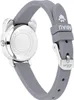 The back of a child's watch with a grey strap. Produktbild-Vorschau