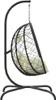 vidaXL Hängesessel mit Kissen Cremeweiß Poly Rattan & Stahl Produktbild-Vorschau 4