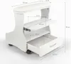 Poggiapiedi per pedicure con cuscino, cassetto e 4 ruote Anteprima dell’immagine prodotto 11
