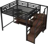 Flieks Etagenbett Metallbett 140x200cm mit TV-Ständer und Produktbild-Vorschau 10