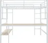Sweiko hoogslaper, 140x200 cm, metalen bedframe, ijzeren Productafbeelding-voorbeeld 9