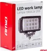 The image shows the retail packaging for an LED work lamp. Produktbild-Vorschau