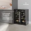 Klarstein Shiraz Weinkühlschrank 2 Zonen - 36 Flaschen, Produktbild-Vorschau 3