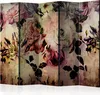 5-teiliger Einseitiger Vlies Paravent - Nostalgia Flowers Produktbild-Vorschau 1