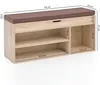 Schuhbank WL5.344 mit Sitzfläche Garderoben-Bank Holz Produktbild-Vorschau 13