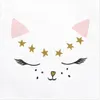 Katzen Partyset schwarz Rosa Kindergeburtstag Deko Produktbild-Vorschau 2