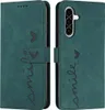 Samsung Galaxy A36 Hülle - Coverup Smile Klapphülle - Grün Produktbild-Vorschau 1