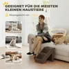 PawHut Hundetreppe 3 Stufen 36,5 cm Hoch Haustiertreppe für Produktbild-Vorschau 7