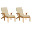 vidaXL Liegestuhl-Auflagen 2 Stk. Beige Oxford-Gewebe Produktbild-Vorschau 3