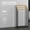 kleankin Handtuchhalter Freistehend, Handtuchständer mit 3 Produktbild-Vorschau 7