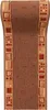 Tapiso Läufer Anti Rutsch Modern Braun Rot Wohnzimmer 80 x Produktbild-Vorschau 5