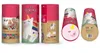 Multiple views of a cylindrical product package for a sewing unicorn craft kit. Náhled obrázku produktu