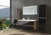 Badmöbel-Set Kaiser badmöbel, Set Eiche/Schwarz Spiegel 90 Produktbild-Vorschau 1