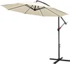 Jayseuw Parasol pivotant à 360° Ø300cm Parasol à manivelle Voir les images du produit 8