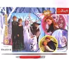 The image shows the packaging of a Trefl puzzle featuring characters from Disney's Frozen II. Produktbild-Vorschau