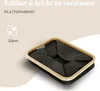 HENNEZ 15904, Badezimmer-Organizer, Schwarz, Braun, Bambus, Produktbild-Vorschau 7