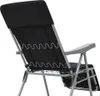 Klappbare Gartenstühle mit Polstern 2 Stk. Schwarz Produktbild-Vorschau 6