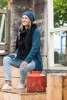 Knit Factory Luna Strickjacke - Anthrazit - 36/38 - Mit Produktbild-Vorschau 12