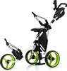 Wózek golfowy COSTWAY z 3 kołami, składany, z uchwytem na Podgląd zdjęcia produktu 1