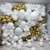 Białe matowe balony – 10 sztuk (27 cm), lateksowe i do Podgląd zdjęcia produktu 11