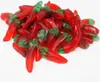 Fruchtgummi Hot Chili Peppers Schoten fruchtig süß Größe L 1000g Voir les images du produit
