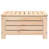 The Living Store Gartenhocker mit Kissen Massivholz Kiefer Produktbild-Vorschau 6