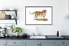 MuchoWow® MuchoWow® Gerahmtes Poster Tiger - Gras - Weiß Produktbild-Vorschau 4