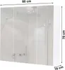 Spiegelschrank MCW-B19b, Badschrank Hängeschrank, 6 Produktbild-Vorschau 10