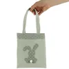 com-four® 6x Geschenktasche für Ostern - Stoff- Beutel mit Produktbild-Vorschau 5