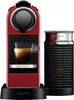 A red Nespresso Krups coffee machine with a milk frother. Anteprima dell’immagine prodotto