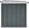 vidaXL Gartenbox Grau 129x67x65 cm Produktbild-Vorschau 3