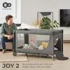 Kinderkraft JOY 2-in-1 Reisebett - Zusammenklappbar in 5 Produktbild-Vorschau 2