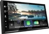 A Kenwood car stereo with a landscape image on its screen. Náhled obrázku produktu