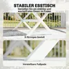 Gartenmöbel Set Sitzgruppe 7-teilig Tisch mit 6 stapelbare Produktbild-Vorschau 7