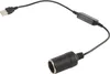 USB port na 12V adaptér do zapalovače cigaret v autě, kabel Náhled obrázku produktu 6