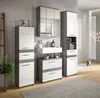 Badezimmer Kommode "Bailey" weiß Hochglanz und grau Produktbild-Vorschau 6