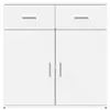 vidaXL Kredens biały 79x38x80 cm Materiał drewnopochodny Podgląd zdjęcia produktu 5