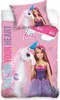 Detská posteľná bielizeň Barbie and Rainbow Unicorn Náhľad obrázku produktu 1